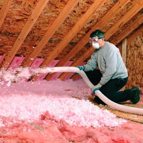 Professional home insulation installation